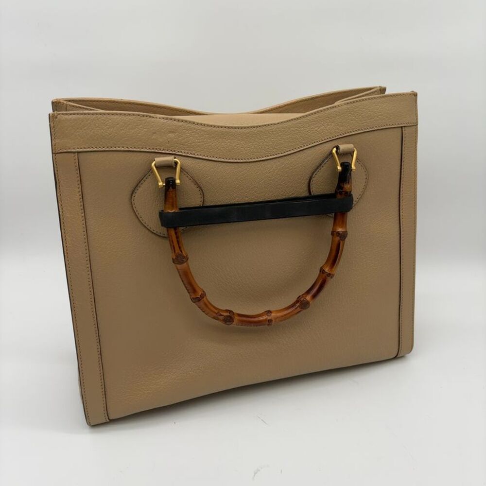 Gucci Diana Beige Leather Tote - Picture 3 of 6